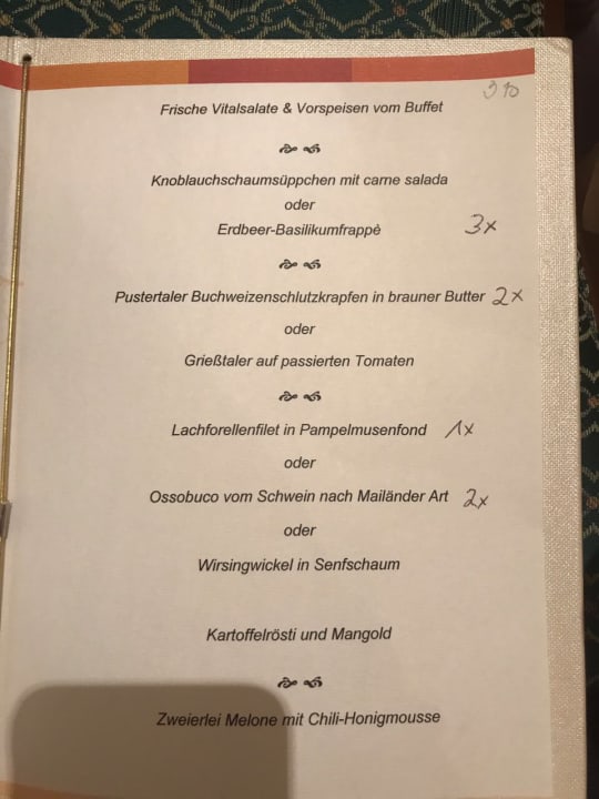Restaurant Hotel Sonnenburg