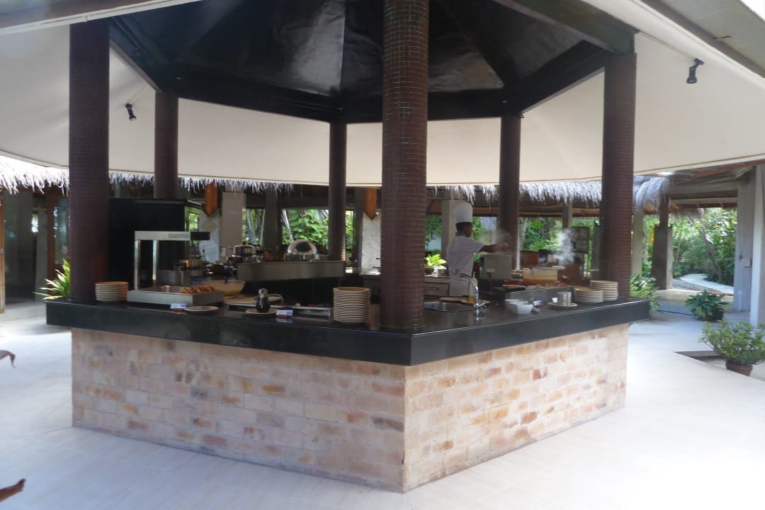 Eier und Grill Station Kuramathi Maldives