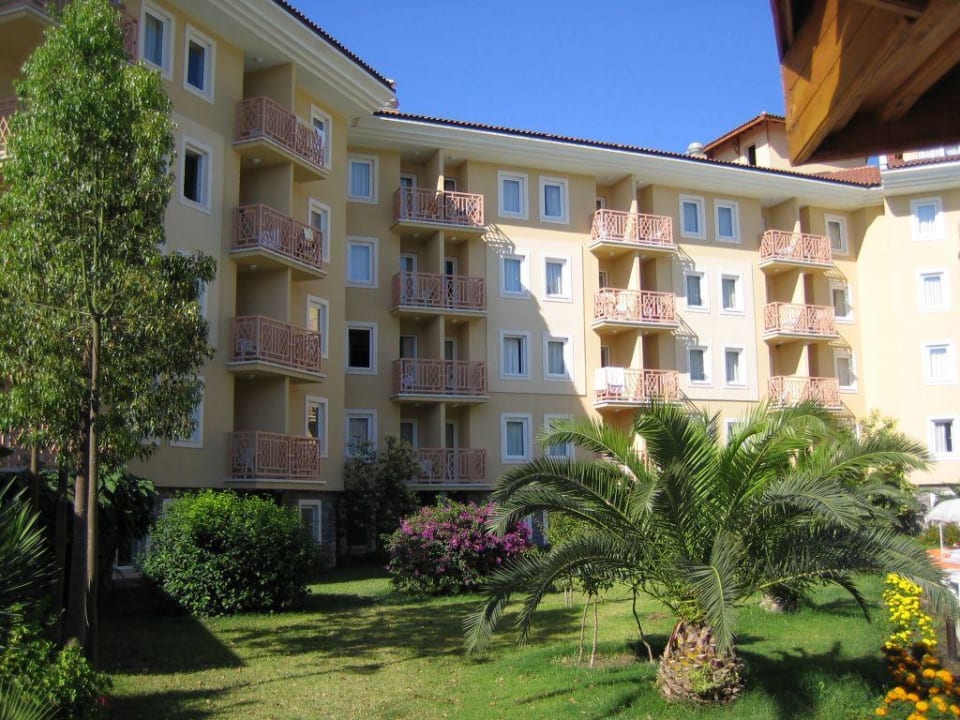 Rückseite Hotel, Blick Pool Akka Claros Hotel