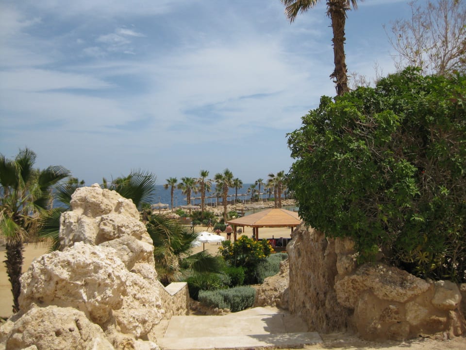 Blick zur Strandbar Pickalbatros Citadel Resort