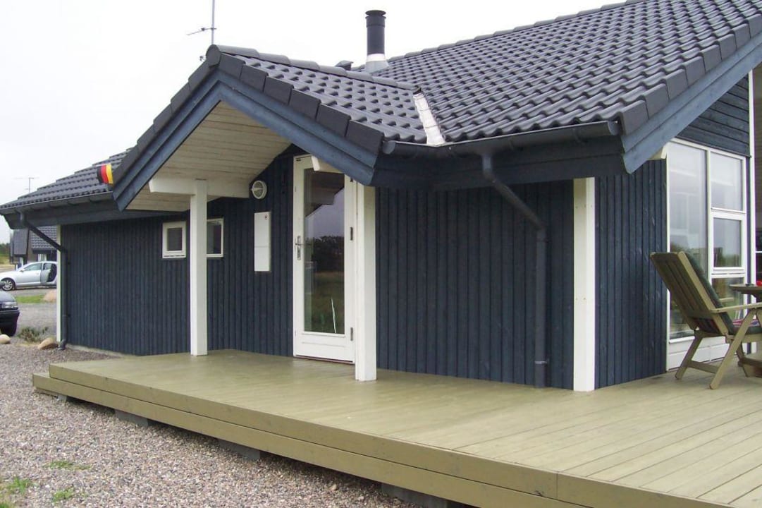 Der Hauseingang Ferienwohnungen in Söndervig