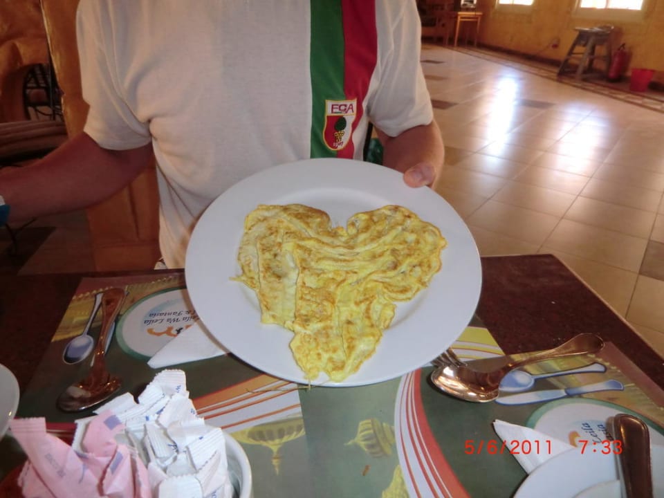 Herzchen Omelette Pickalbatros Alf Leila Wa Leila Resort - Neverland Hurghada