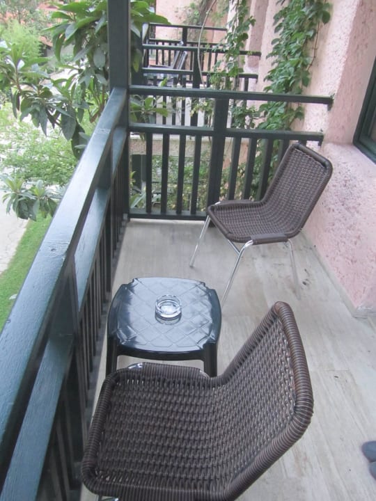 Kleiner Balkon mit Blick zum Meer. Grand Yazici Club Marmaris Palace