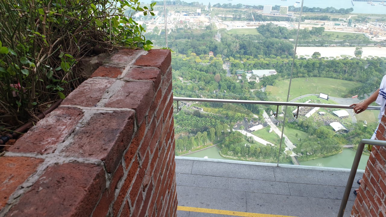 Ausblick Marina Bay Sands