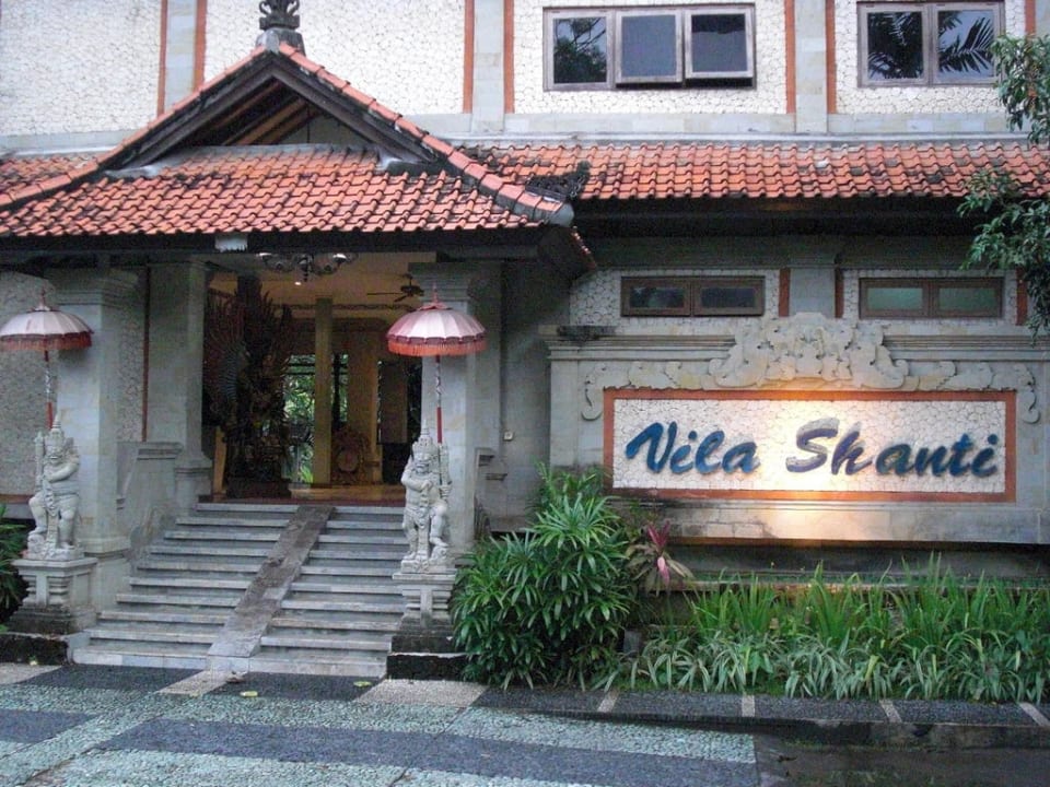 Eingang Vila Shanti Villa Shanti Beach
