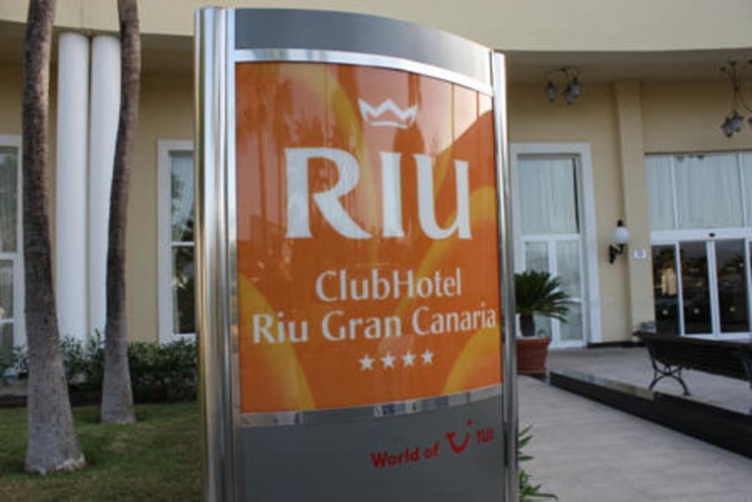 Eingang Hotel Riu Gran Canaria