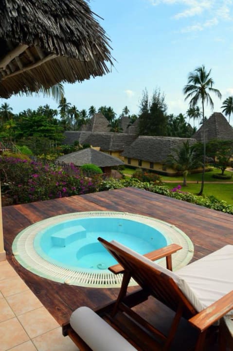 Blick vom SPA  Neptune Pwani Beach Resort & Spa