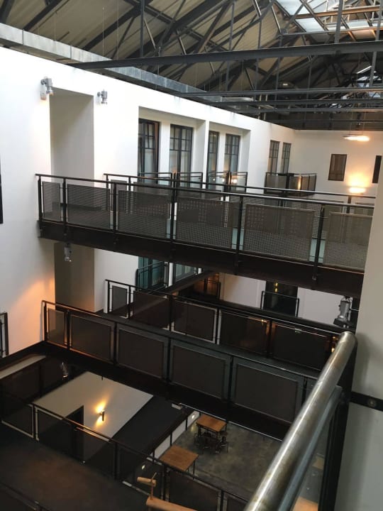 Blick Richtung Hoteletagen Gastwerk Hamburg