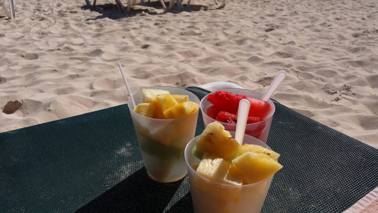 Wassermelone & Ananas (lecker) Hotel Riu Tequila