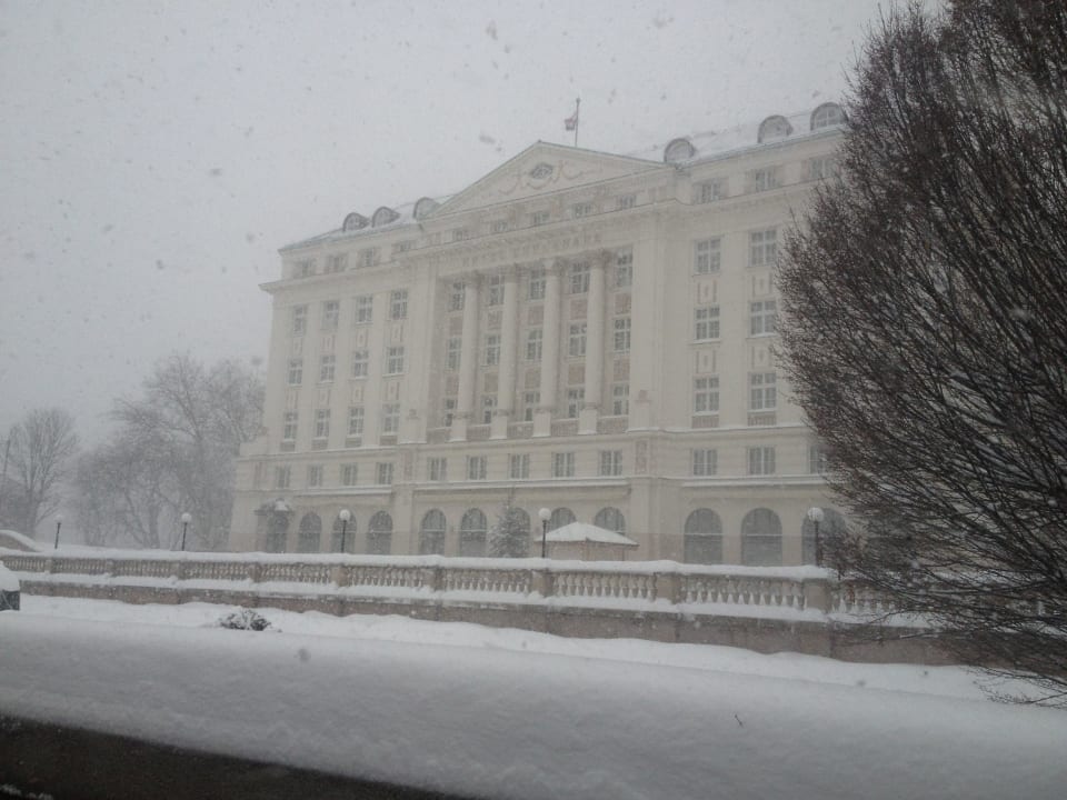 Schneefall Esplanade Zagreb Hotel