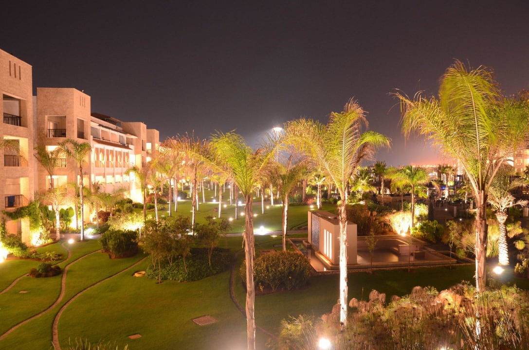 Blick über die Anlage bei Nacht Hotel Riu Palace Tikida Agadir