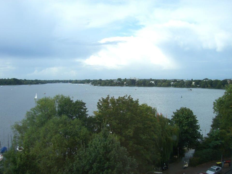 Aussicht aus dem Zimmer Relexa Hotel Bellevue Hamburg