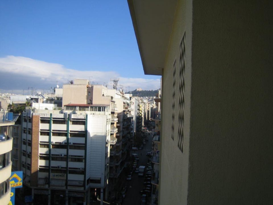 Blick vom Balkon Athens Golden City Hotel