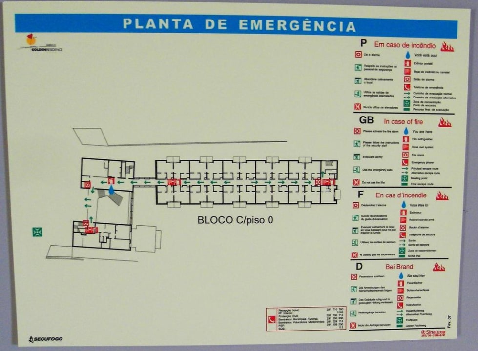 Zimmer-Zuschnitt Gebäude C Hotel Golden Residence
