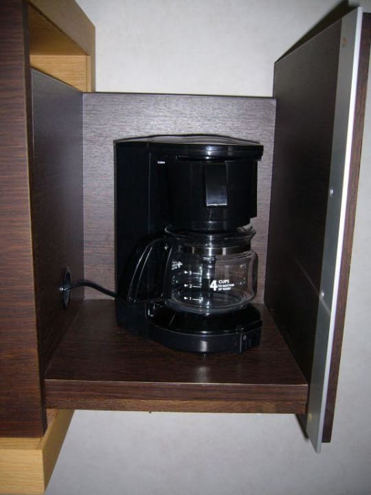 Kaffeemaschine auf dem Zimmer Hotel Novotel Karlsruhe City