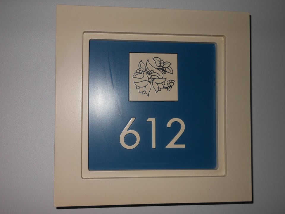 Zimmer 612 - Beschriftung Hyatt Regency Fukuoka