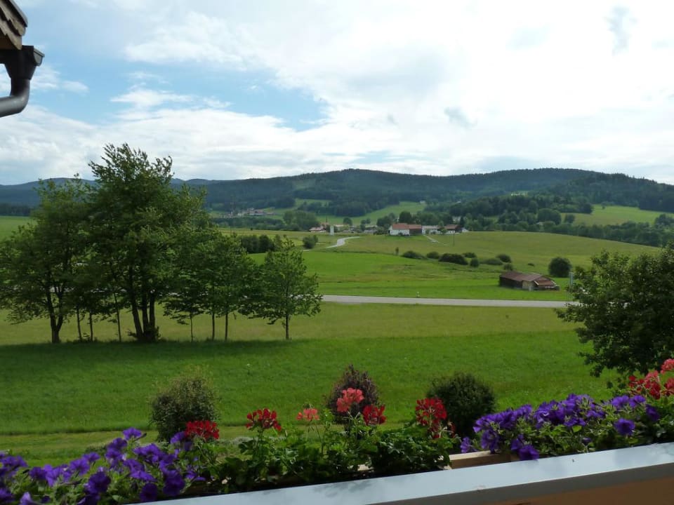 Aussicht vom Balkon Landhaus Maria