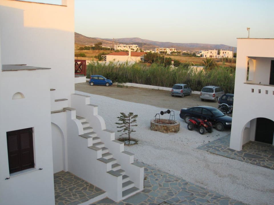 Innenhof Hotel Orkos Beach