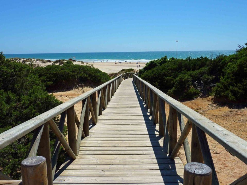 Weg zum Strand Hipotels Barrosa Garden