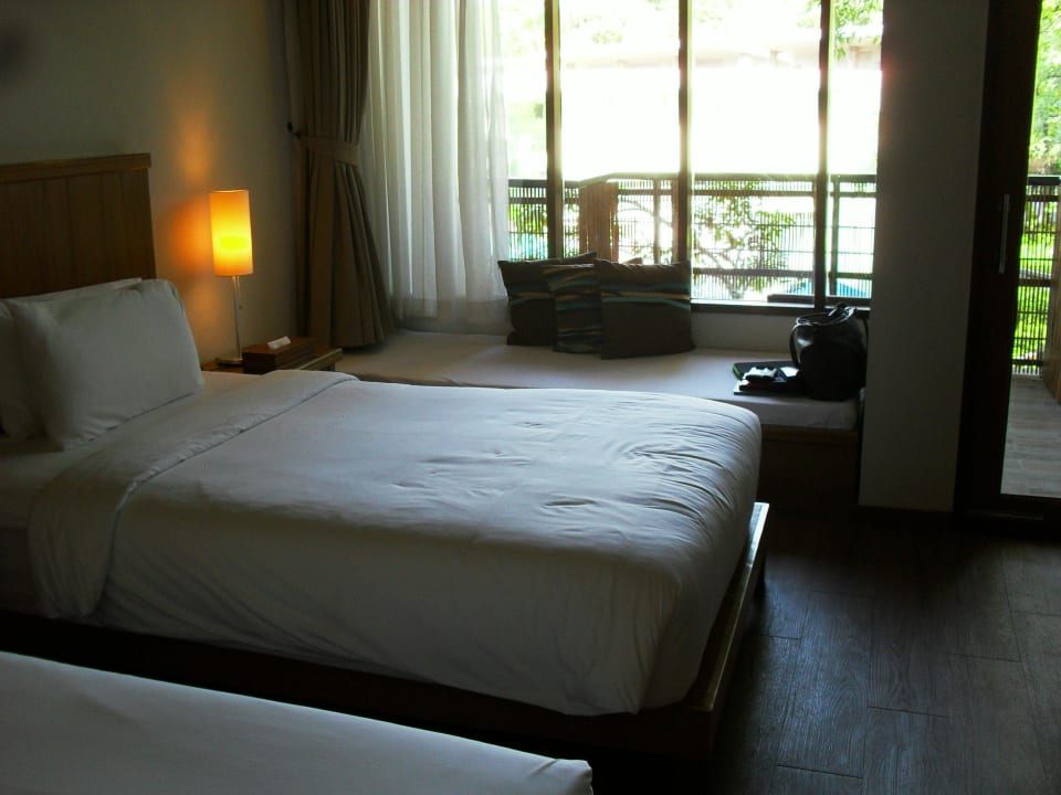 Blick zum Balkon Sai Kaew Beach Resort