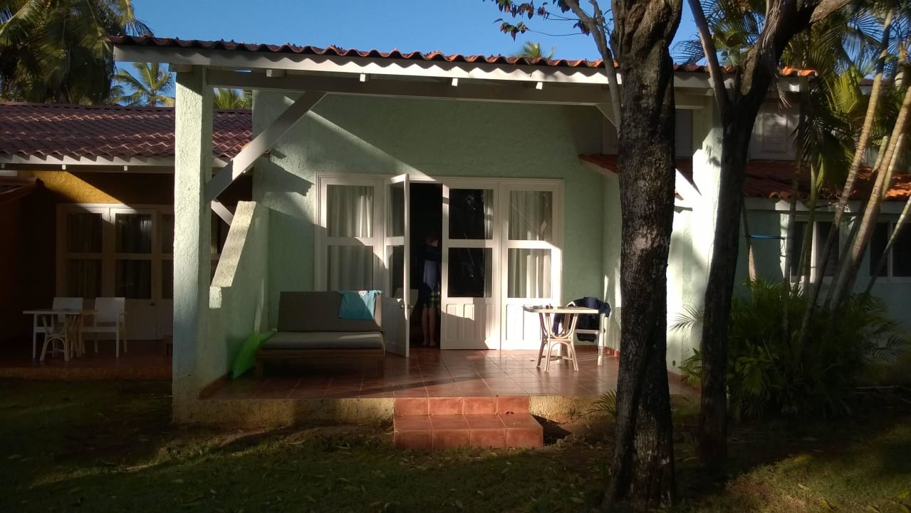 Bungalow-Terrasse Wyndham Alltra Samana