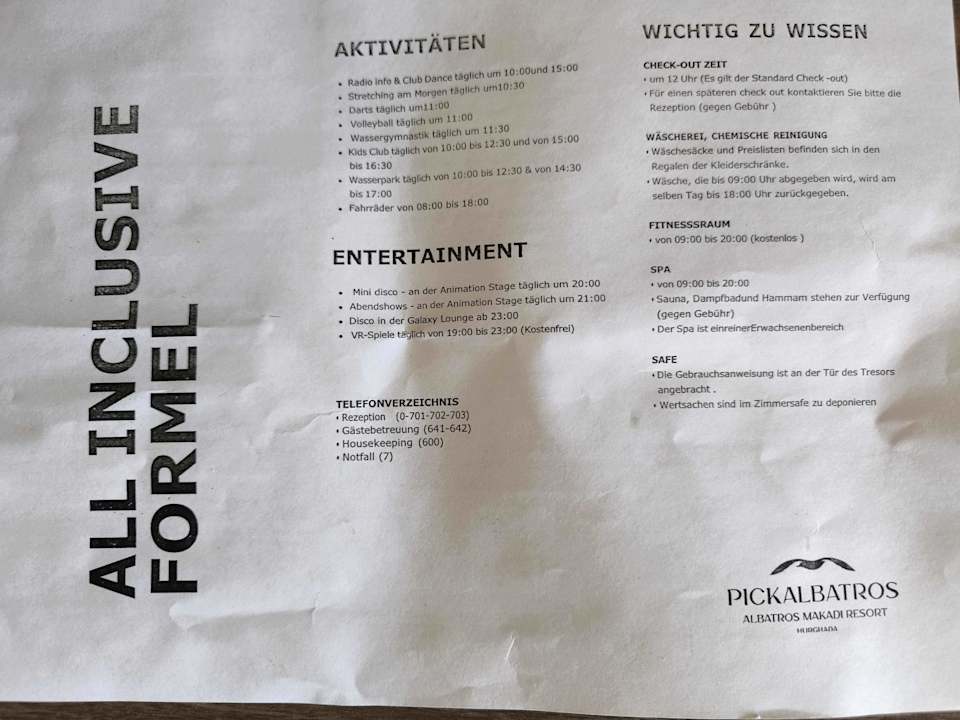 Sonstiges Albatros Makadi Resort