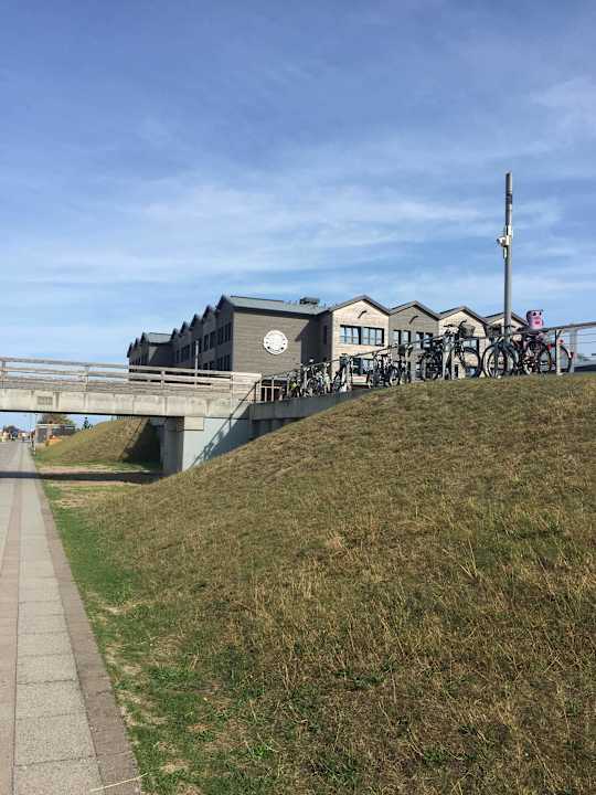 Außenansicht Bretterbude Heiligenhafen
