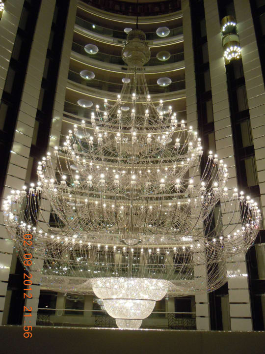 Fabulous chandelier Hotel Delphin Imperial
