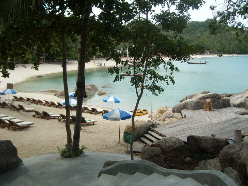 Strandabschnitt des Hotels Panviman Resort Koh Phangan