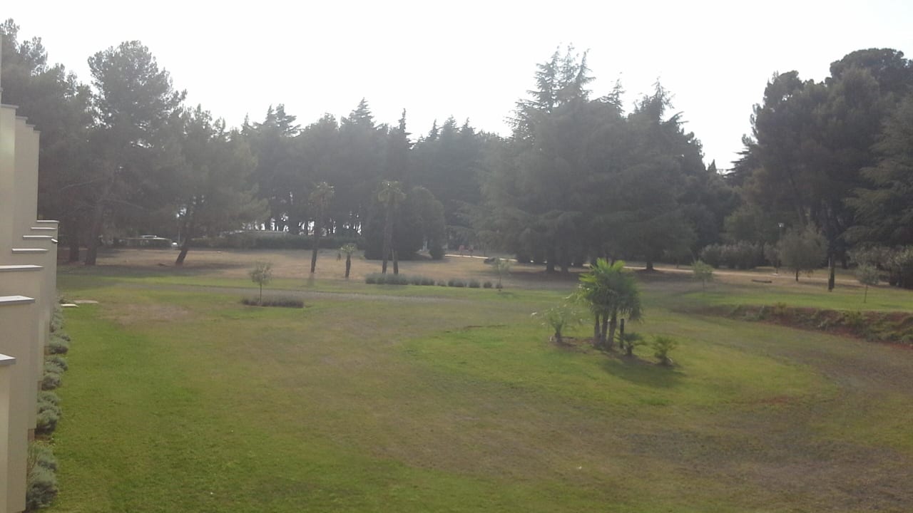 Ausblick von unserem Zimmer Valamar Parentino Hotel