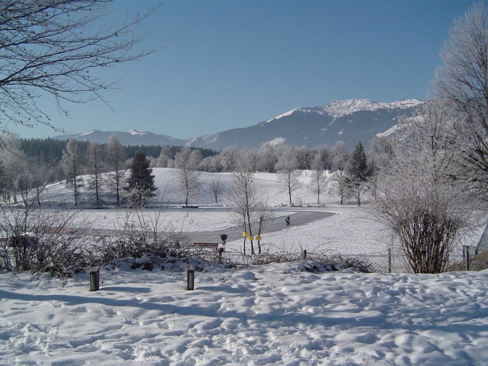 Blick vom Eingang zum See Ritzenhof – Hotel und Spa am See