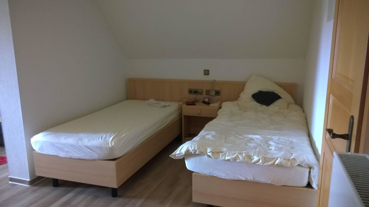 Der Schlafbereich in Appartement 12 Süderhaus Hiddensee