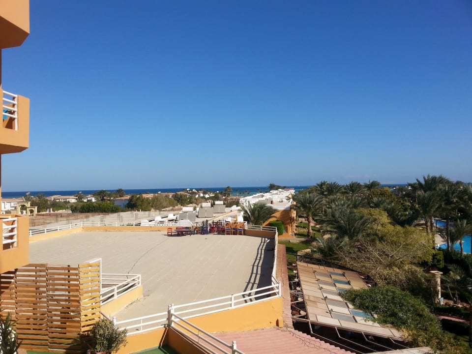 Blick vom Balkon Golden Beach Resort