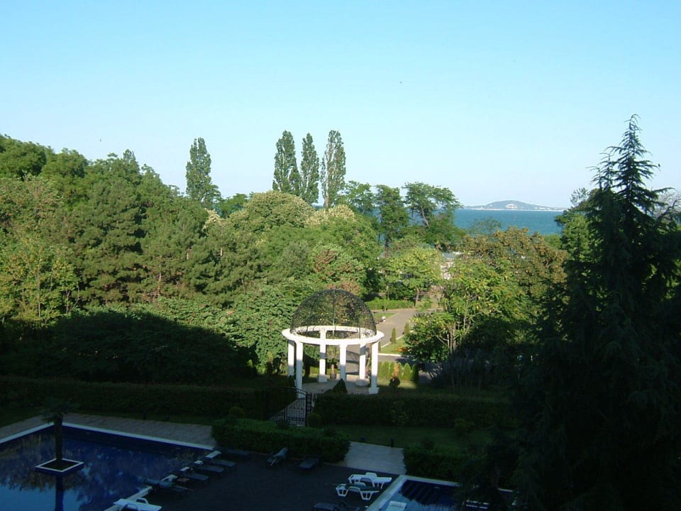 Blick von unserem Zimmer Grand Hotel & SPA Primoretz