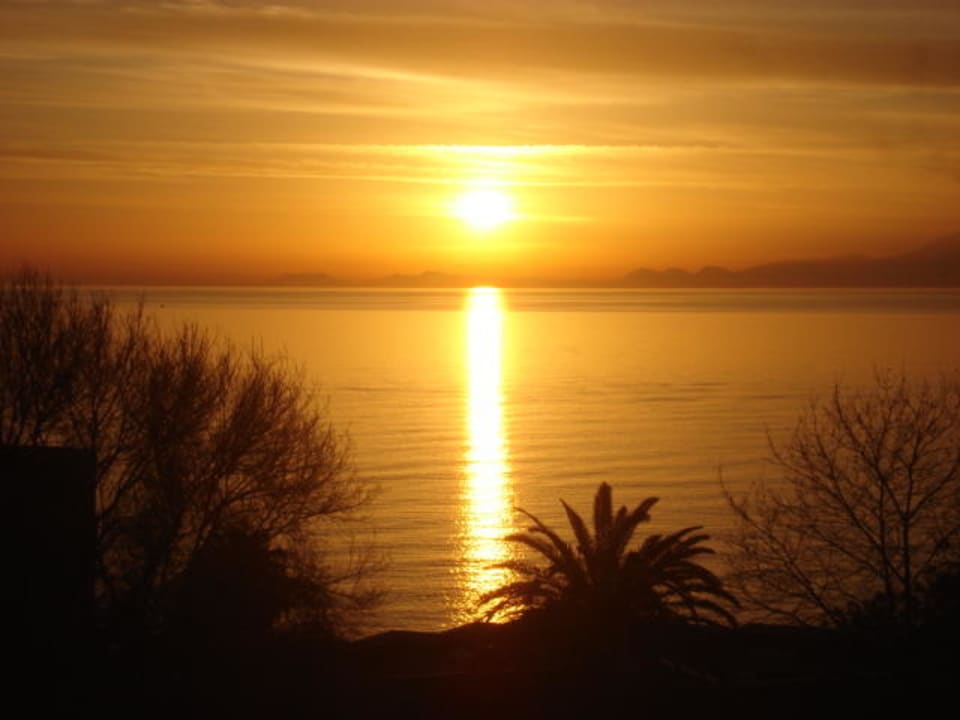 Aussicht von meinem Balkon Melas Resort Hotel