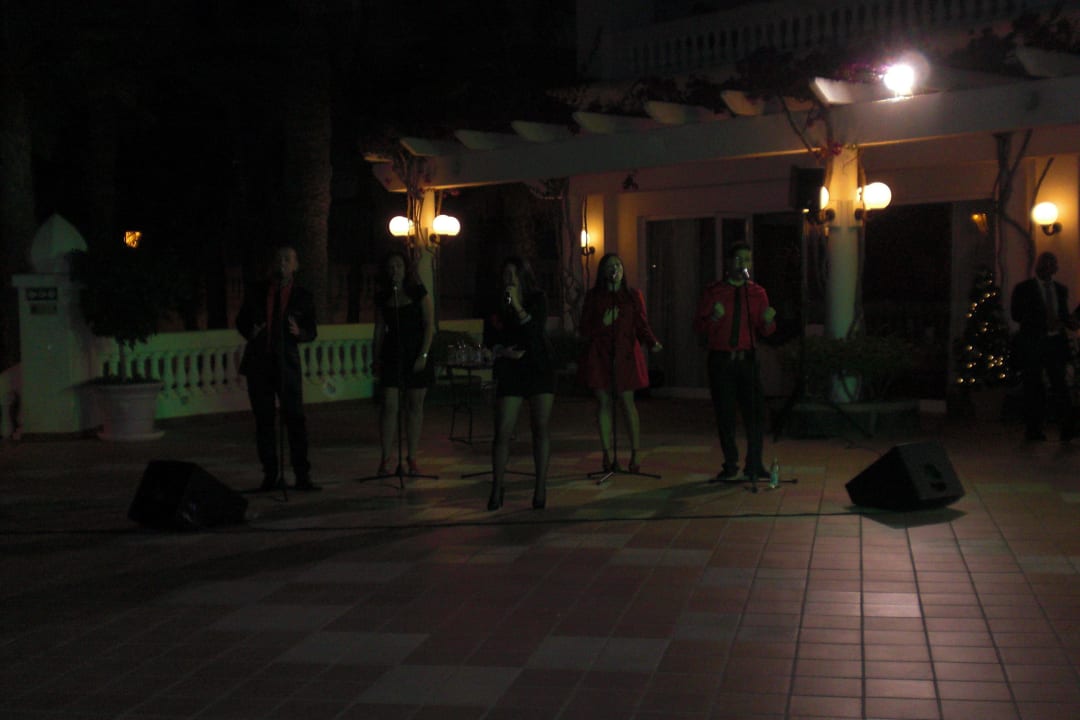 Gospel Songs am Weihnachtsapero Hotel Riu Palace Maspalomas Adults Only