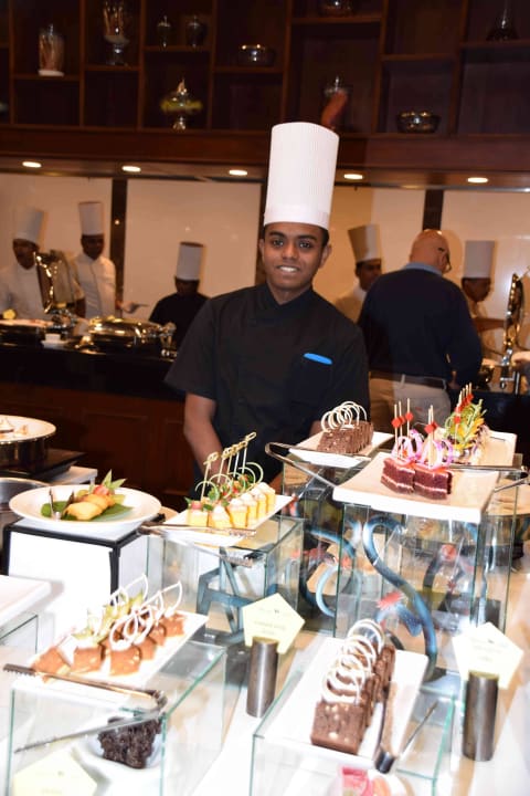 Wunderschöne Essen Dekoration Grand Hotel