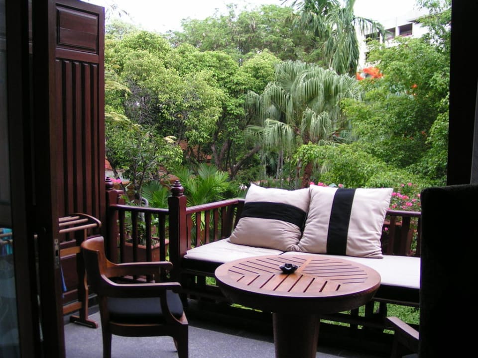 Blick auf unseren Balkon Anantara Hua Hin Resort