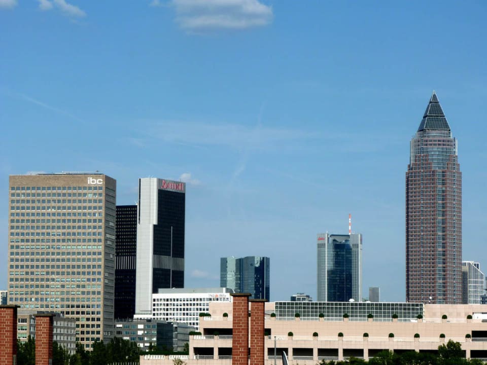 Ausblick zur Stadt Best Western Plus Welcome Hotel Frankfurt