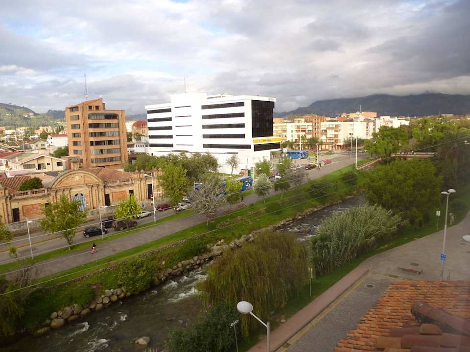 Blick aus unserem Hotelzimmer Hotel Crespo