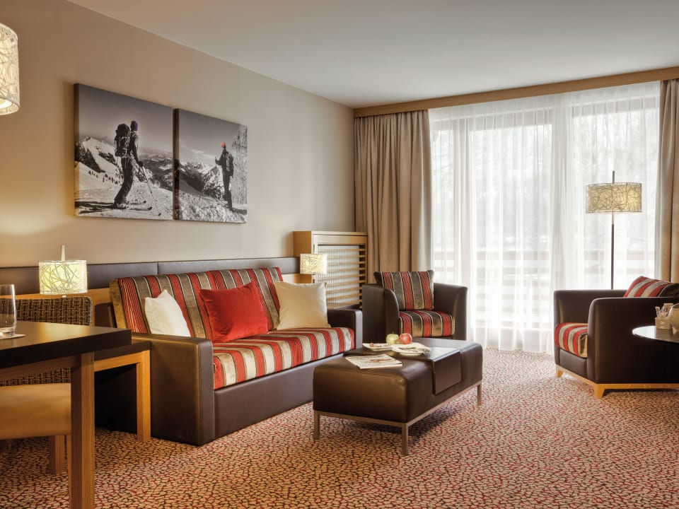 Suite Wohnraum aja Fürstenhaus am Achensee