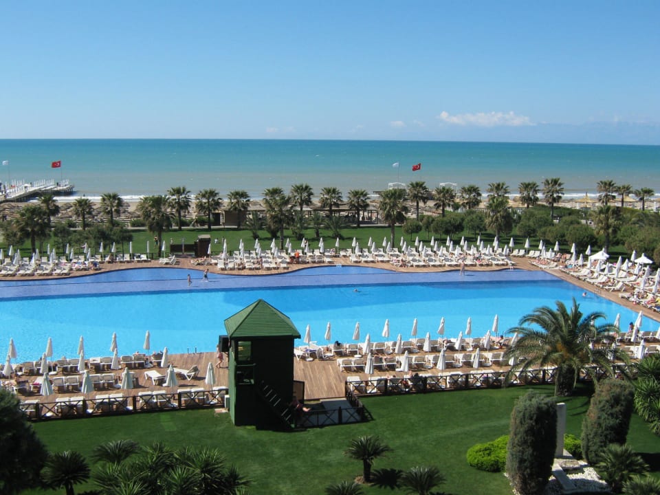Blick aus dem Familienzimmer Voyage Belek Golf & Spa