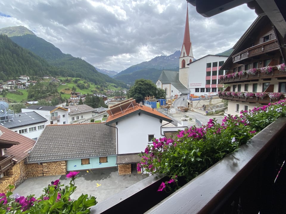Ausblick Hotel Alpina Sölden