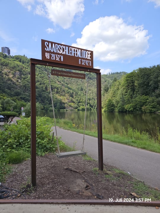 Außenansicht Saarschleifenlodge