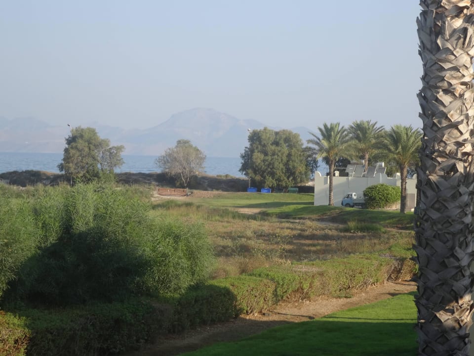 Sicht vom Balkon  Grecotel Casa Paradiso