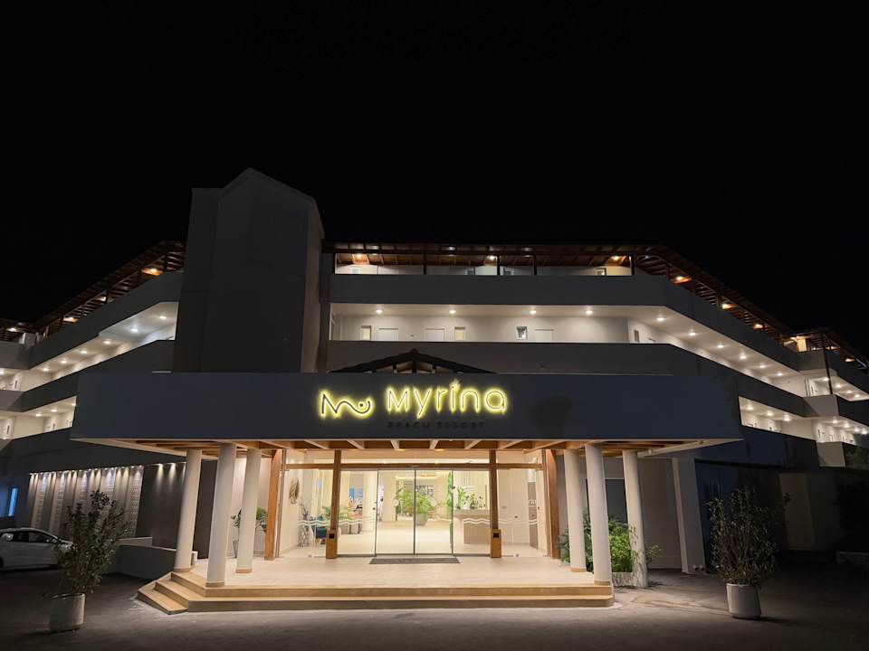 Außenansicht Myrina Beach Hotel