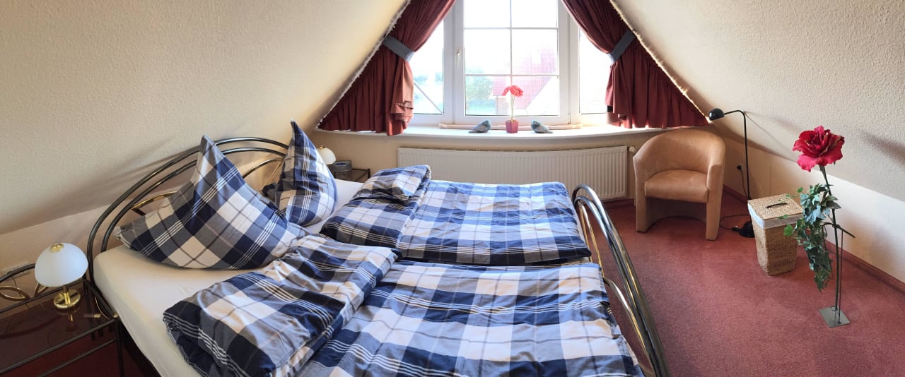 Das Schlafzimmer Ferienwohnungen Biike Hüs