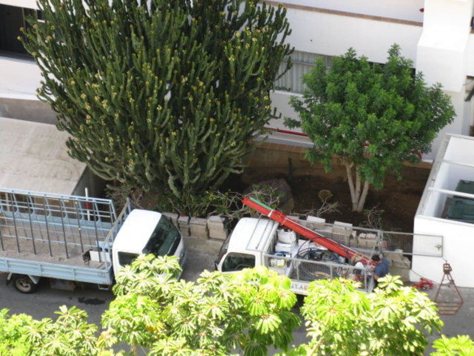 Baustelle am Europalace allsun Hotel Lucana