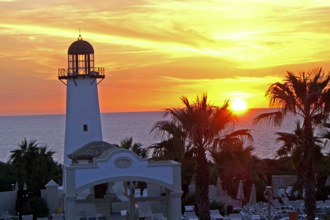 Blick von der Restaurant-Terrasse Hotel Riu Chiclana