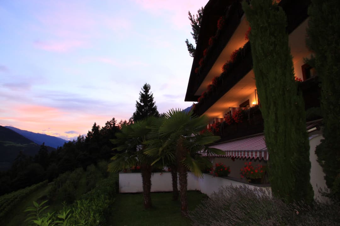 Bei Sonnenuntergang Hotel Gandbauerhof